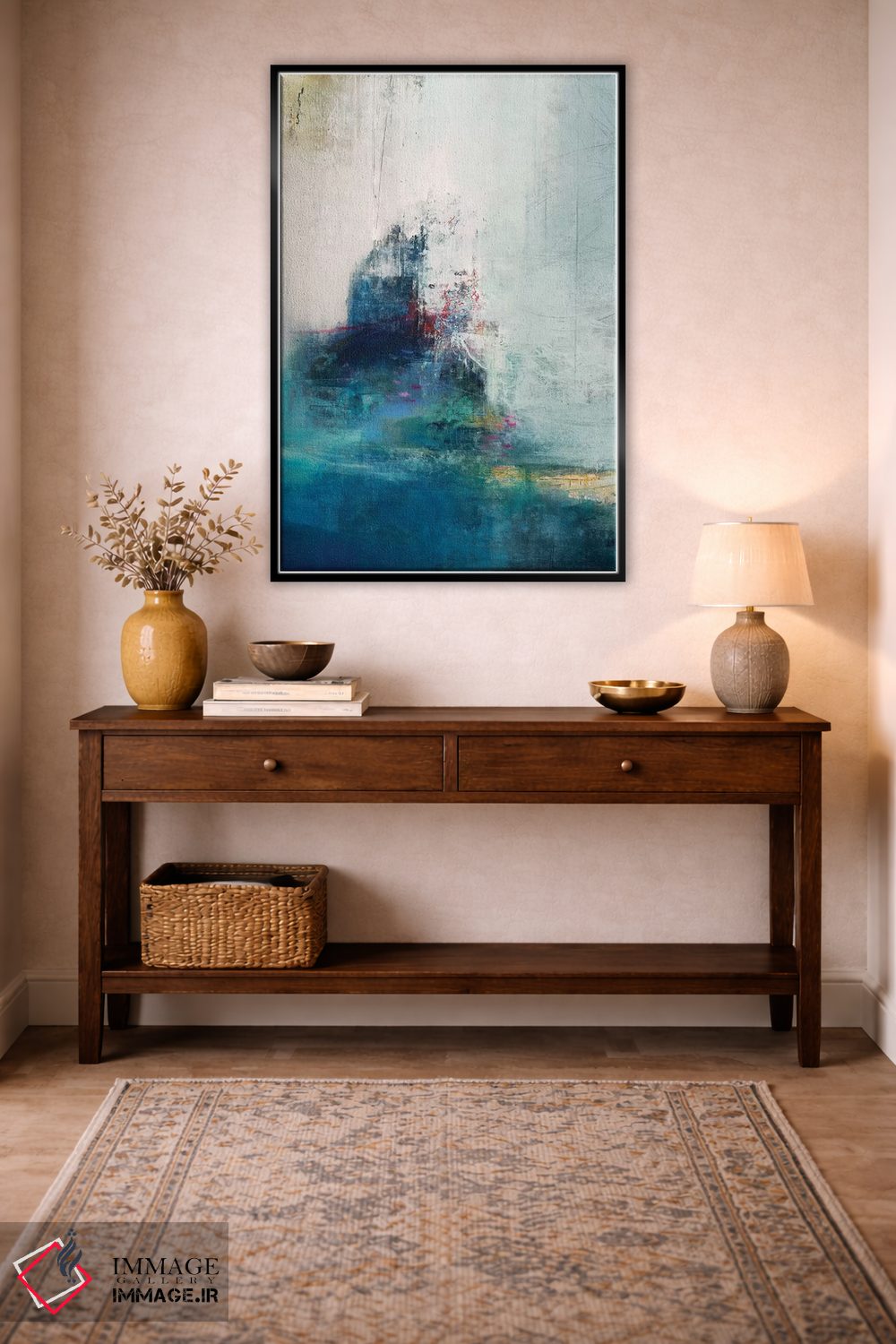 تابلو انتزاعی دلتنگی II اثر نانسی نگو - D5B