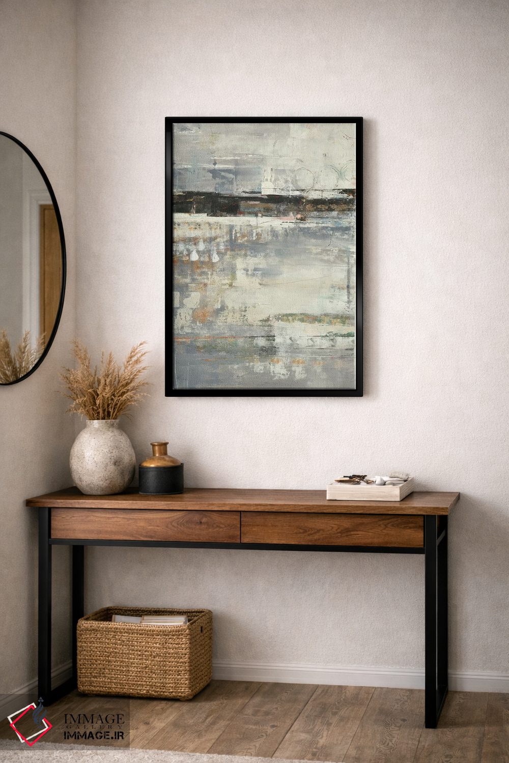 تابلو انتزاعی بینش اثر نانسی نگو - D3B