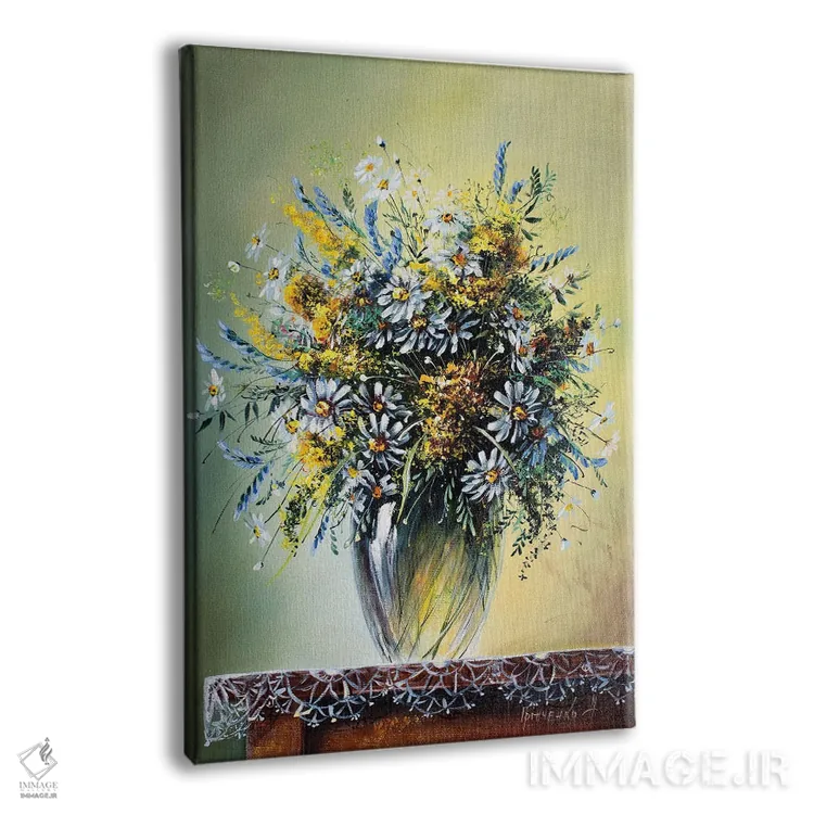 تابلو دکوراتیو گل های وحشی اثر ناتالیا گرینچنکو - نمای پرسپکتیو محصول