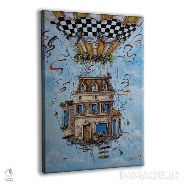 تابلو دکوراتیو ماجراجویی جذاب اثر ناتالیا گرینچنکو - نمای پرسپکتیو محصول