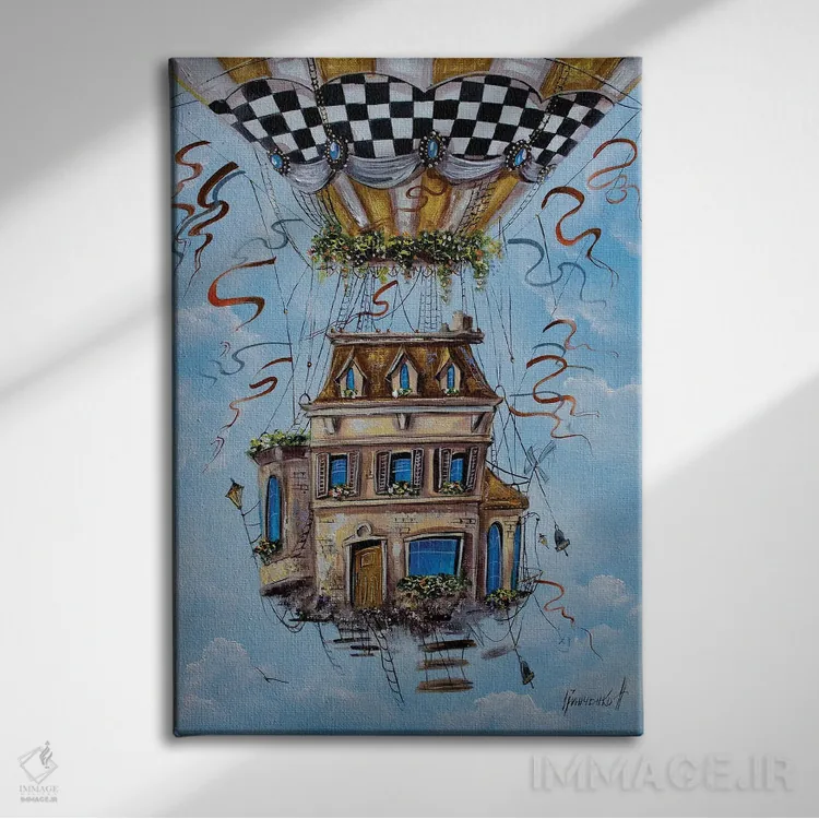 تابلو دکوراتیو ماجراجویی جذاب اثر ناتالیا گرینچنکو - نمای روبهرو روی دیوار