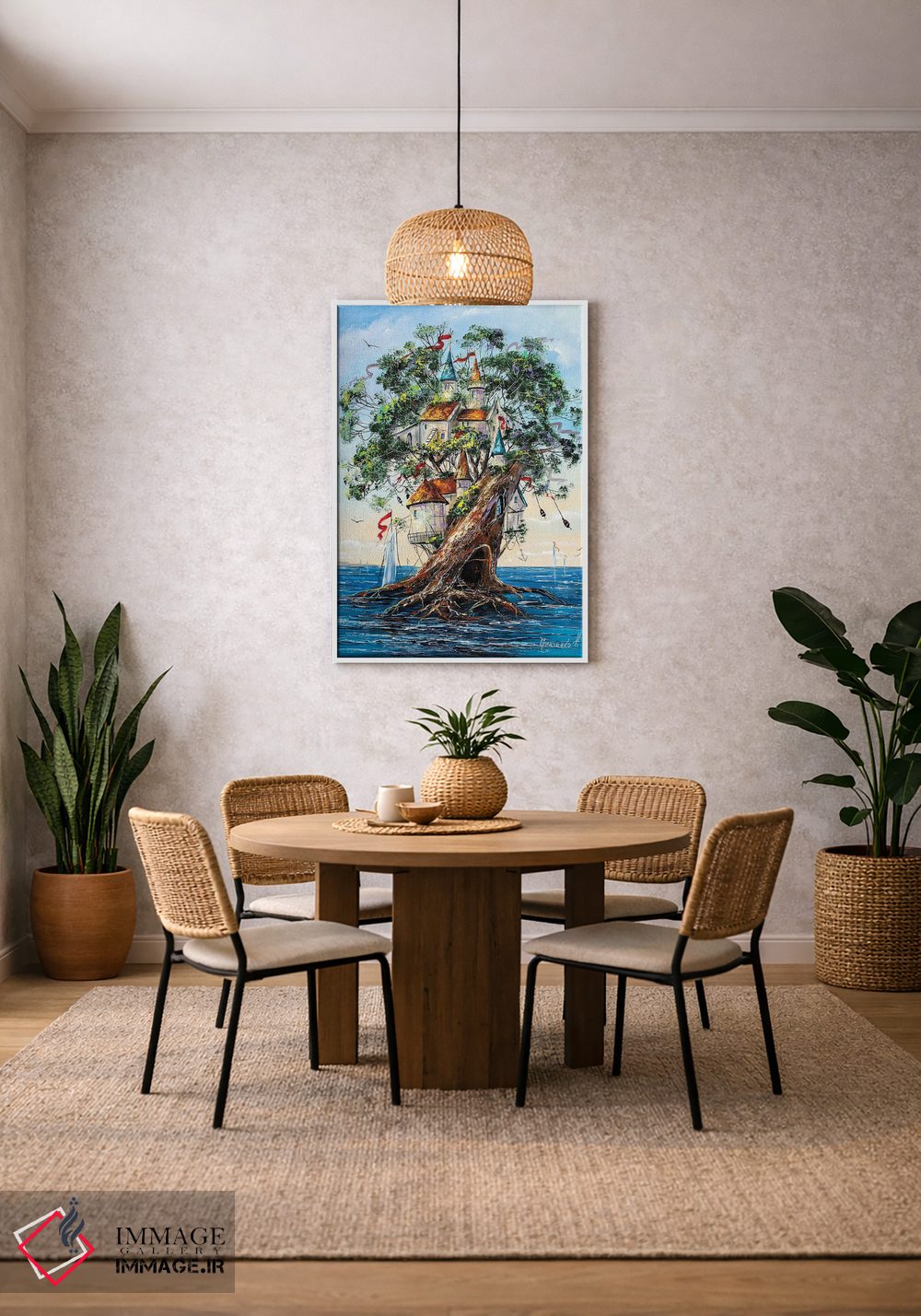 تابلو دکوراتیو درخت زندگی اثر ناتالیا گرینچنکو - D2W