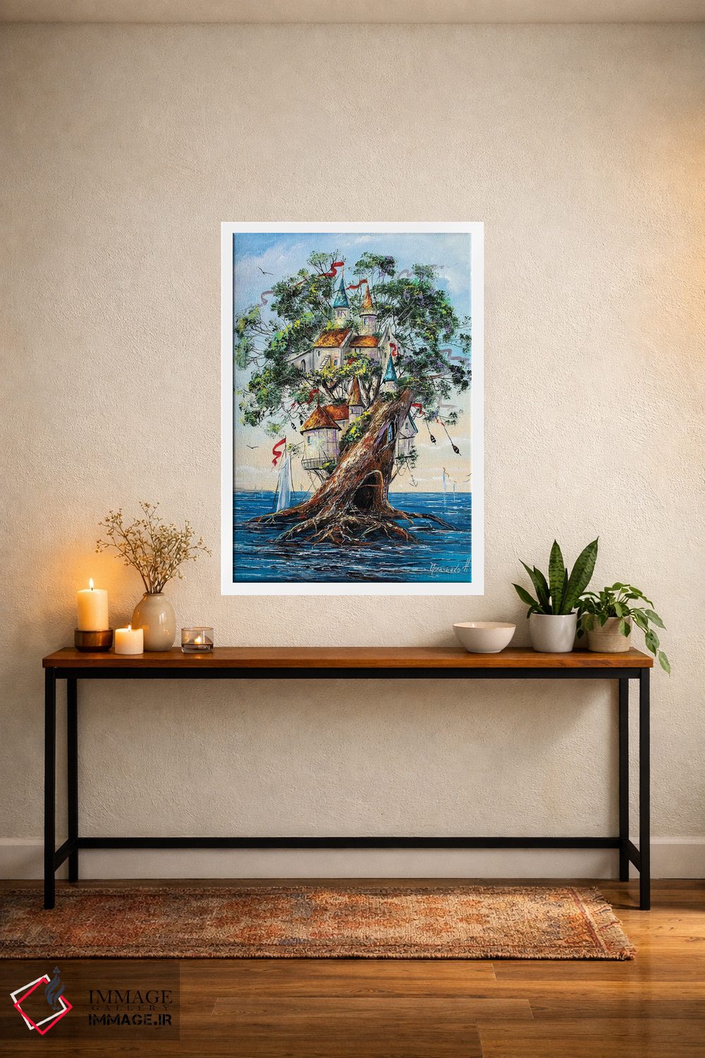 تابلو دکوراتیو درخت زندگی اثر ناتالیا گرینچنکو - D3W