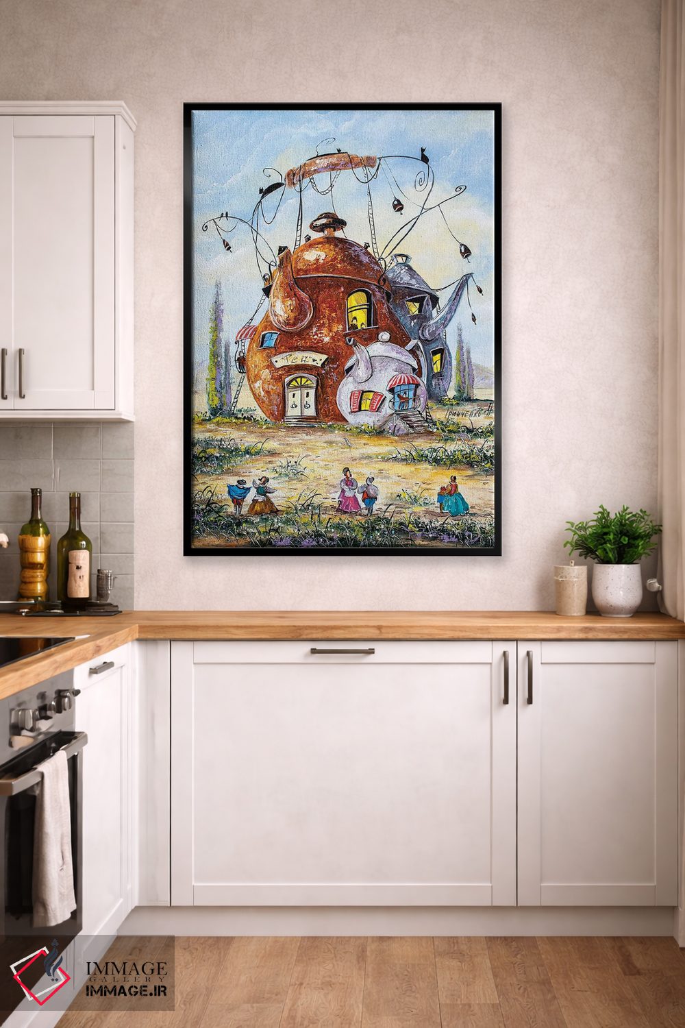 تابلو دکوراتیو داستان های شهر چای اثر ناتالیا گرینچنکو - D3B