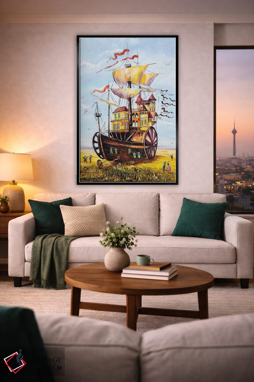تابلو دکوراتیو مسافران شگفت انگیز اثر ناتالیا گرینچنکو - D1B