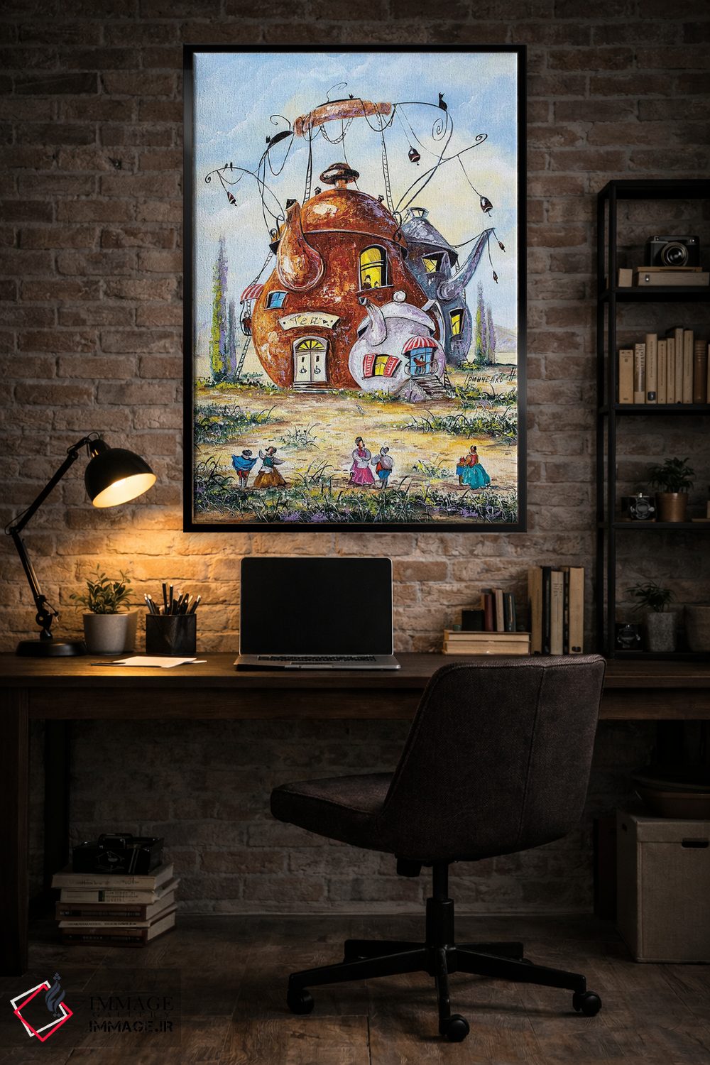 تابلو دکوراتیو داستان های شهر چای اثر ناتالیا گرینچنکو - D5B
