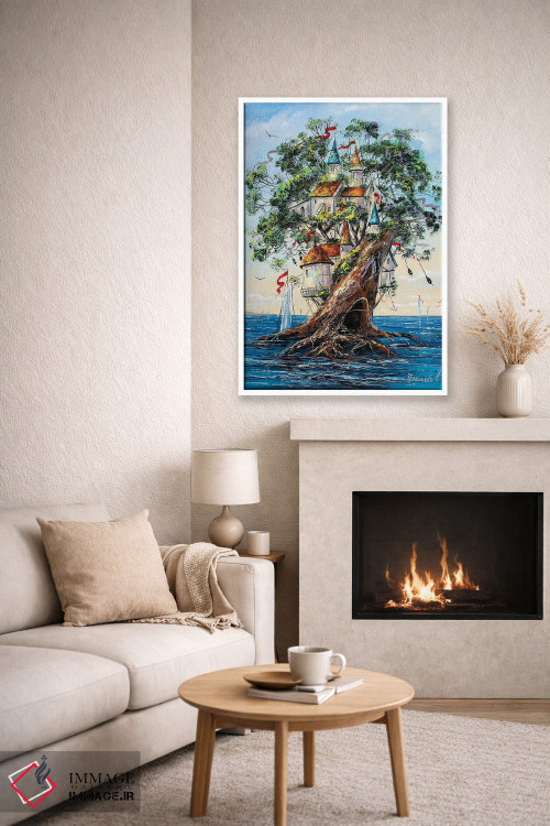 تابلو دکوراتیو درخت زندگی اثر ناتالیا گرینچنکو - D5W