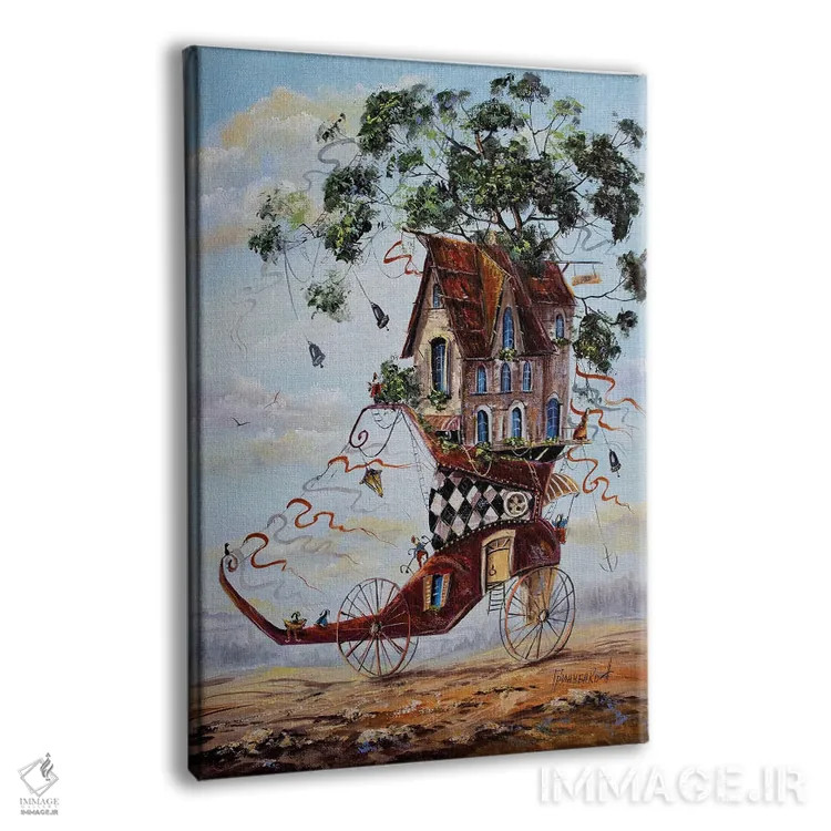 تابلو دکوراتیو کفش های جالب اثر ناتالیا گرینچنکو - نمای پرسپکتیو محصول