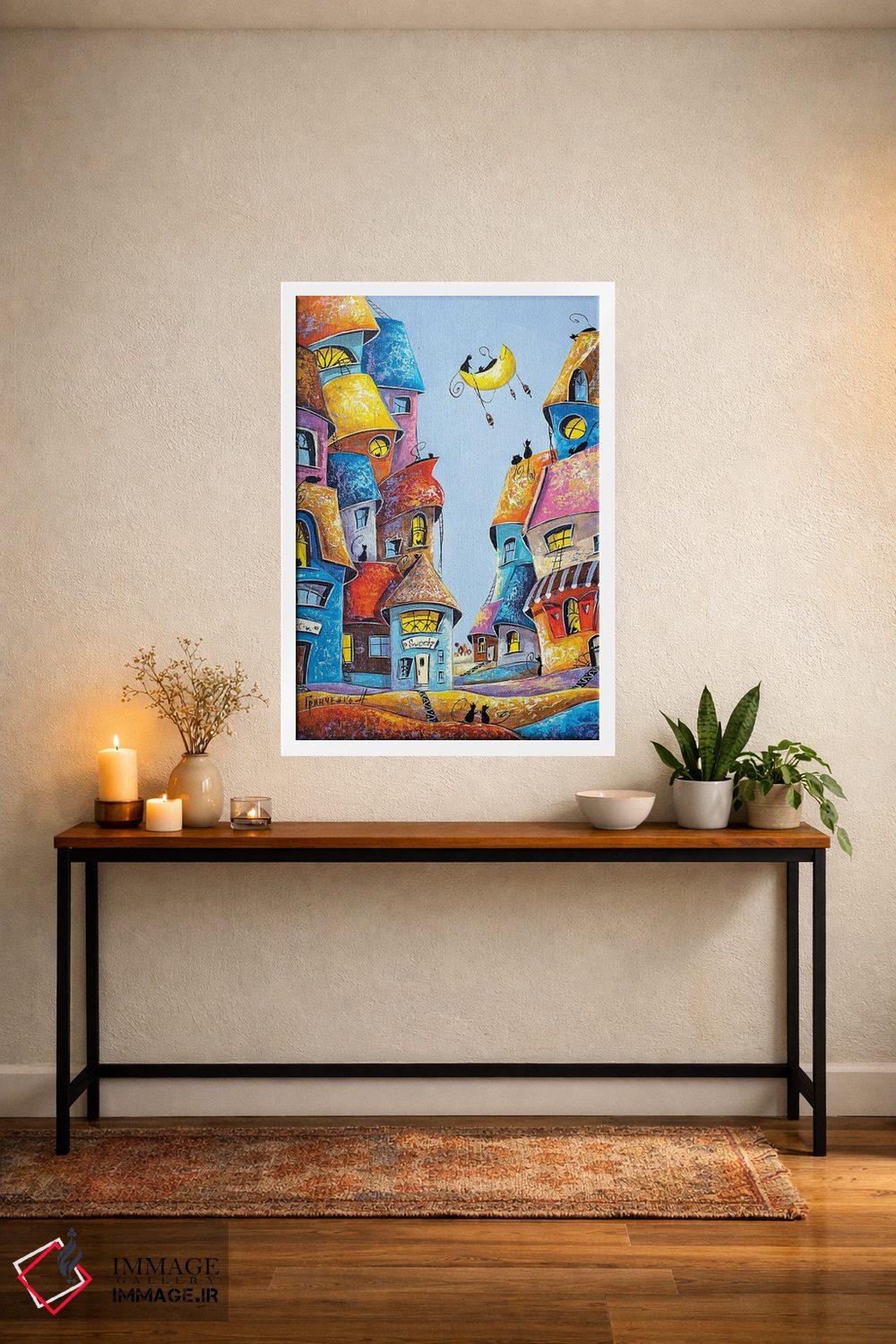 تابلو دکوراتیو لالایی قمری اثر ناتالیا گرینچنکو - D3W