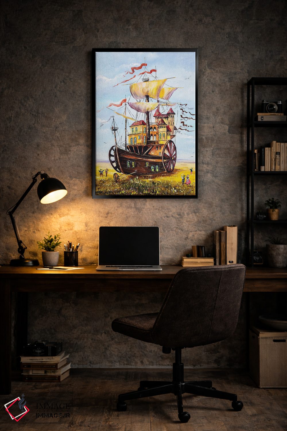 تابلو دکوراتیو مسافران شگفت انگیز اثر ناتالیا گرینچنکو - D5B