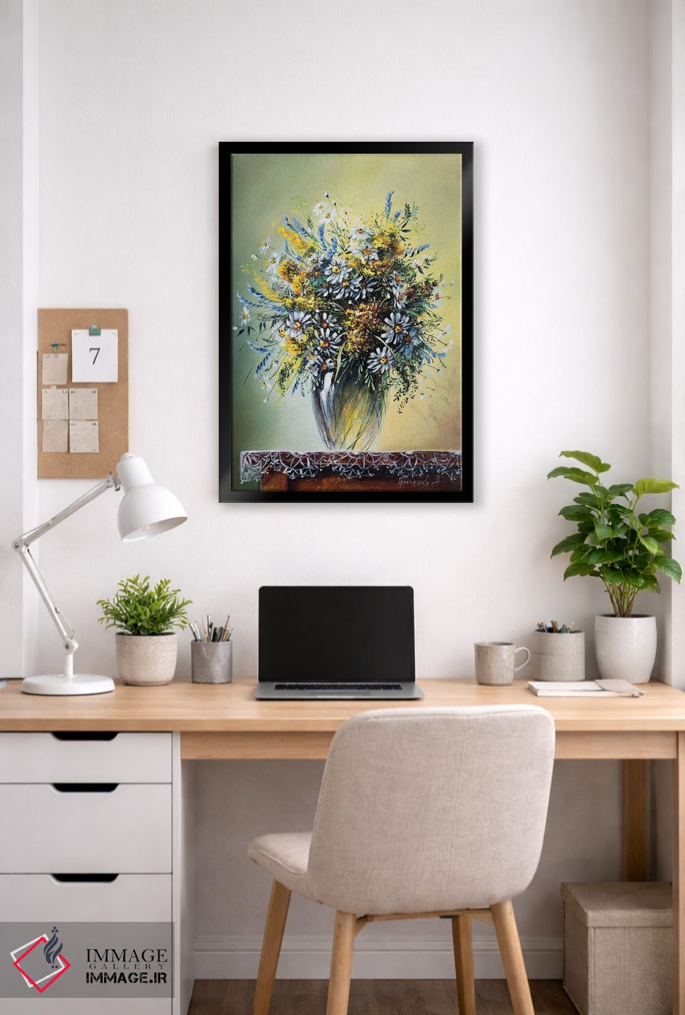 تابلو دکوراتیو گل های وحشی اثر ناتالیا گرینچنکو - D6B