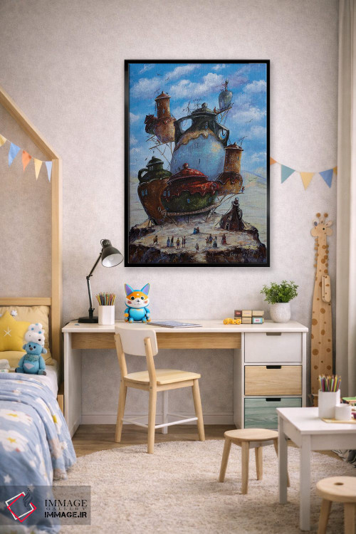 تابلو دکوراتیو در شهر کوزه ها اثر ناتالیا گرینچنکو - D2B