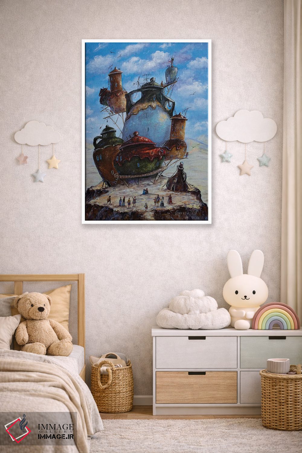 تابلو دکوراتیو در شهر کوزه ها اثر ناتالیا گرینچنکو - D4W