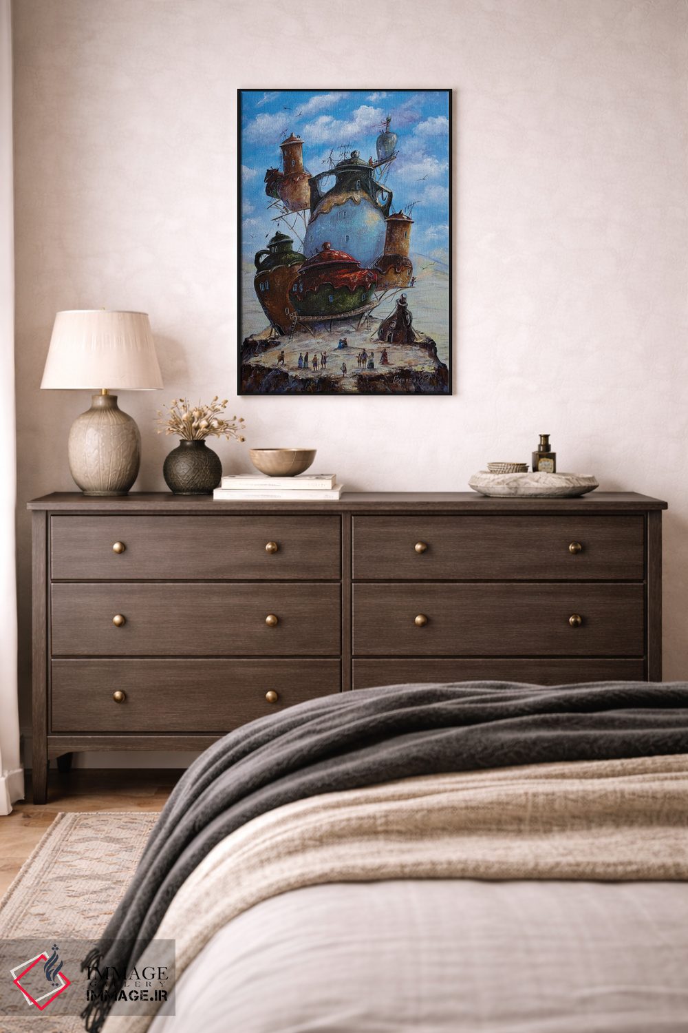 تابلو دکوراتیو در شهر کوزه ها اثر ناتالیا گرینچنکو - D5B