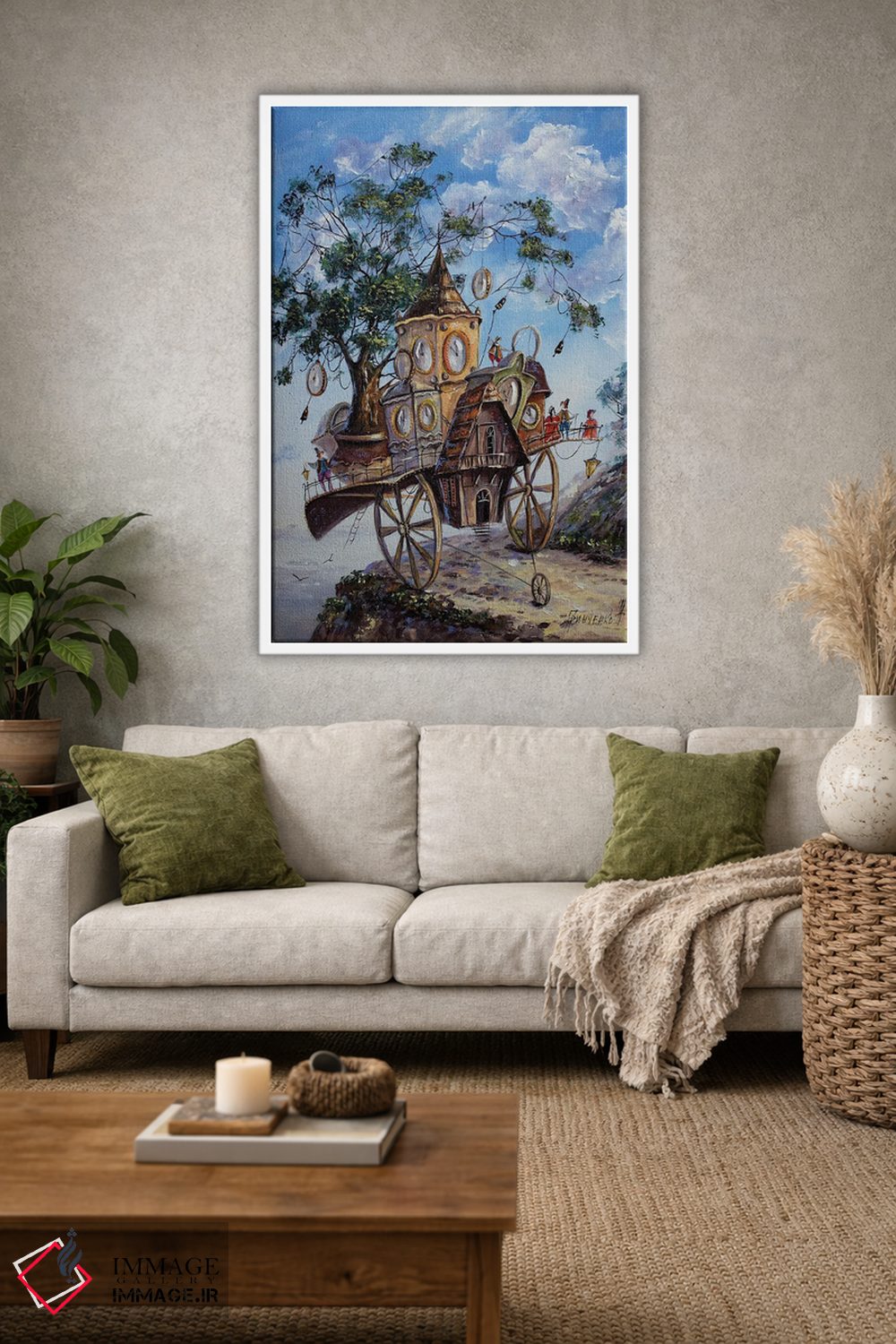 تابلو دکوراتیو نگهبانان زمان اثر ناتالیا گرینچنکو - D1W