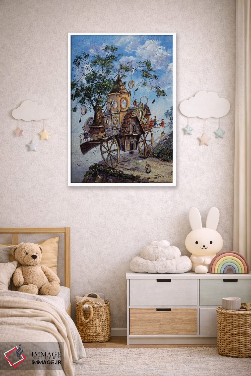 تابلو دکوراتیو نگهبانان زمان اثر ناتالیا گرینچنکو - D4W