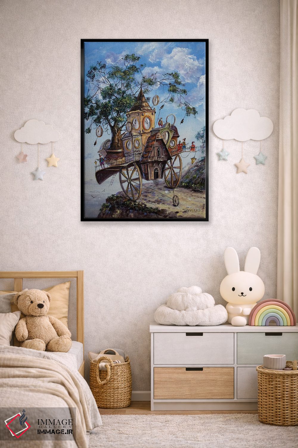 تابلو دکوراتیو نگهبانان زمان اثر ناتالیا گرینچنکو - D6B