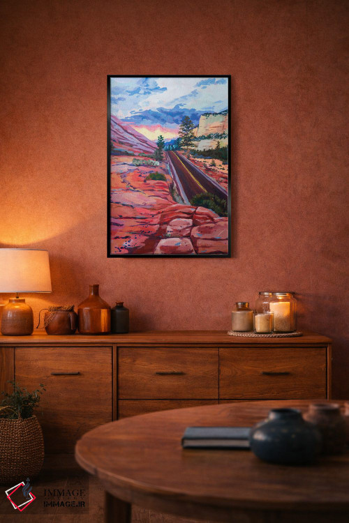 تابلو دکوراتیو ترک کردن زایان اثر هدر نگی - D4B