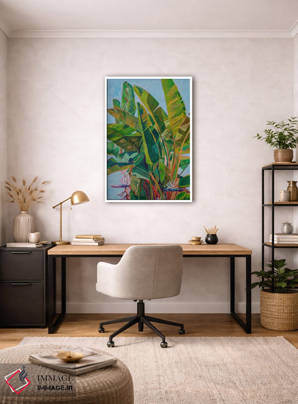 تابلو دکوراتیو پرنده بهشتی غول پیکر I اثر هدر نگی - D2W