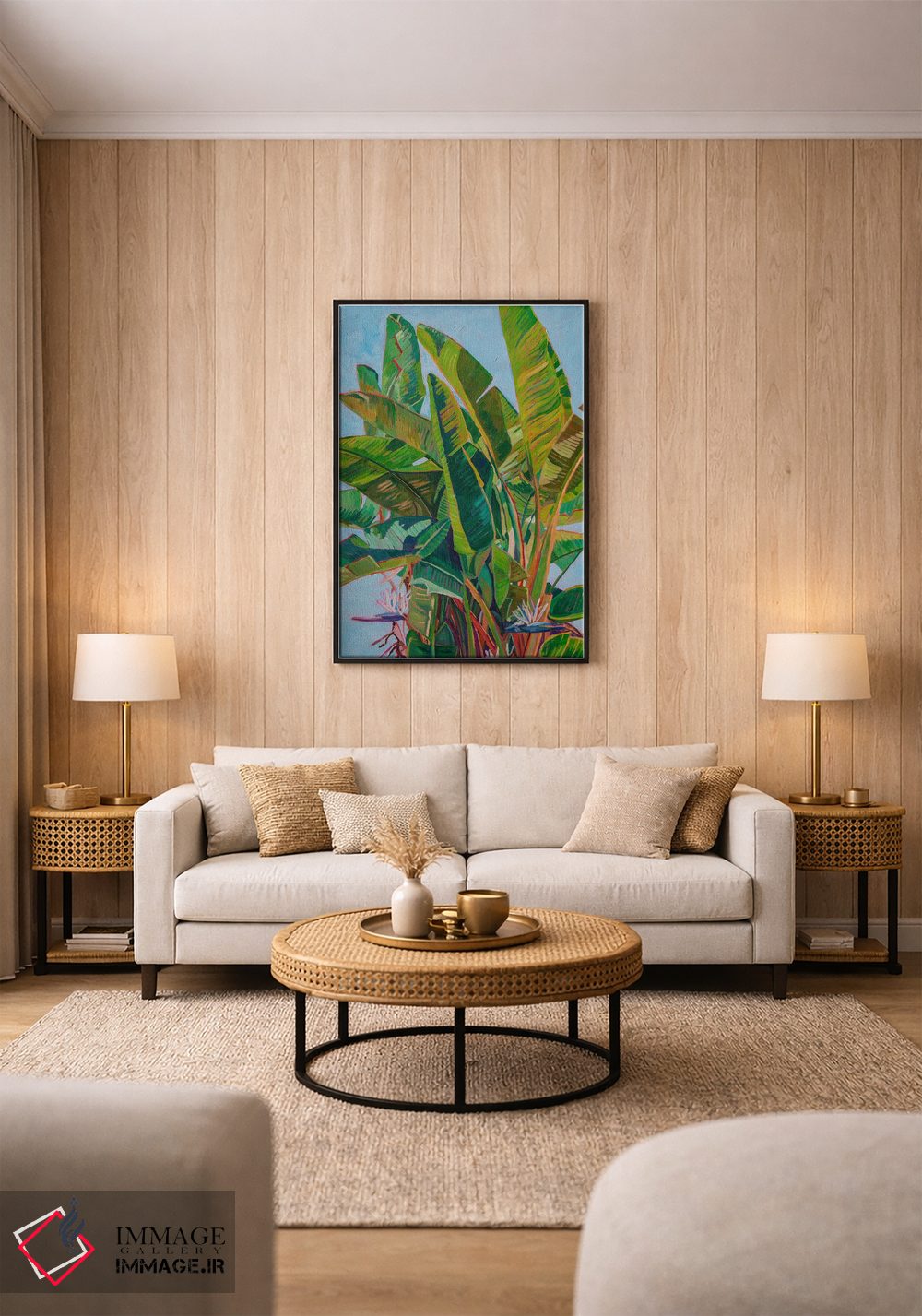 تابلو دکوراتیو پرنده بهشتی غول پیکر I اثر هدر نگی - D1B