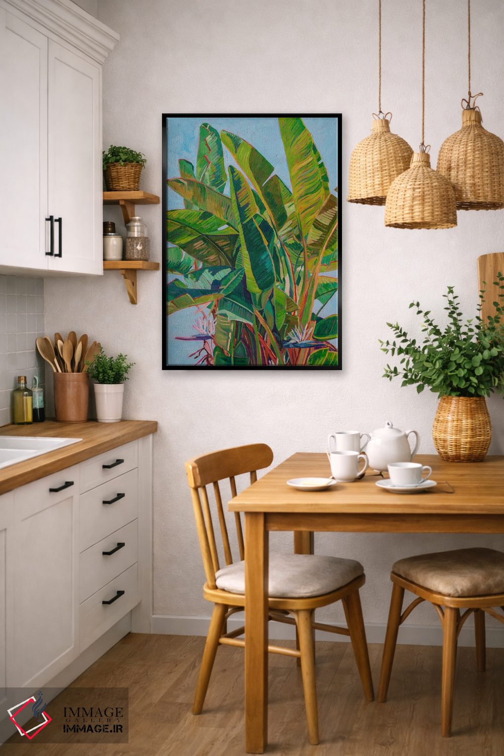 تابلو دکوراتیو پرنده بهشتی غول پیکر I اثر هدر نگی - D5B