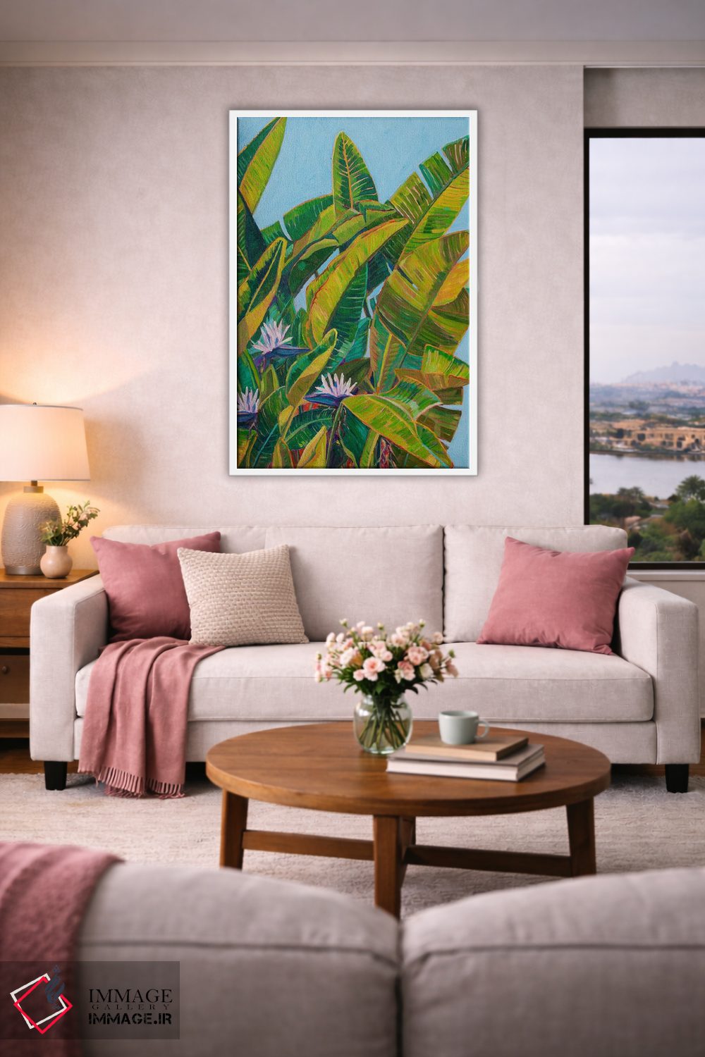 تابلو دکوراتیو پرنده بهشتی غول پیکر II اثر هدر نگی - D3W