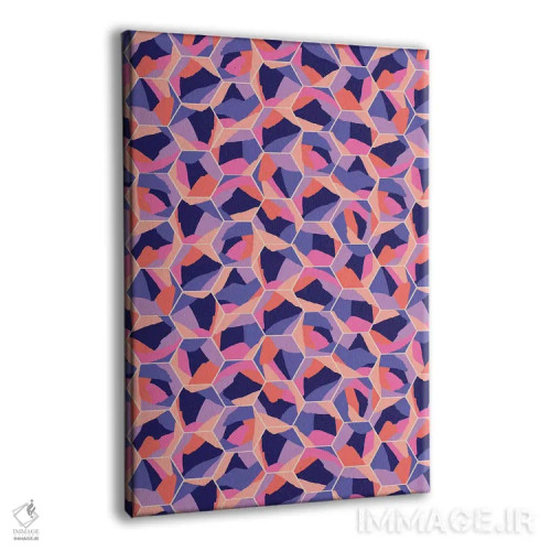 تابلو انتزاعی بال هایت را کشف کن اثر نادیا حسن - نمای پرسپکتیو محصول