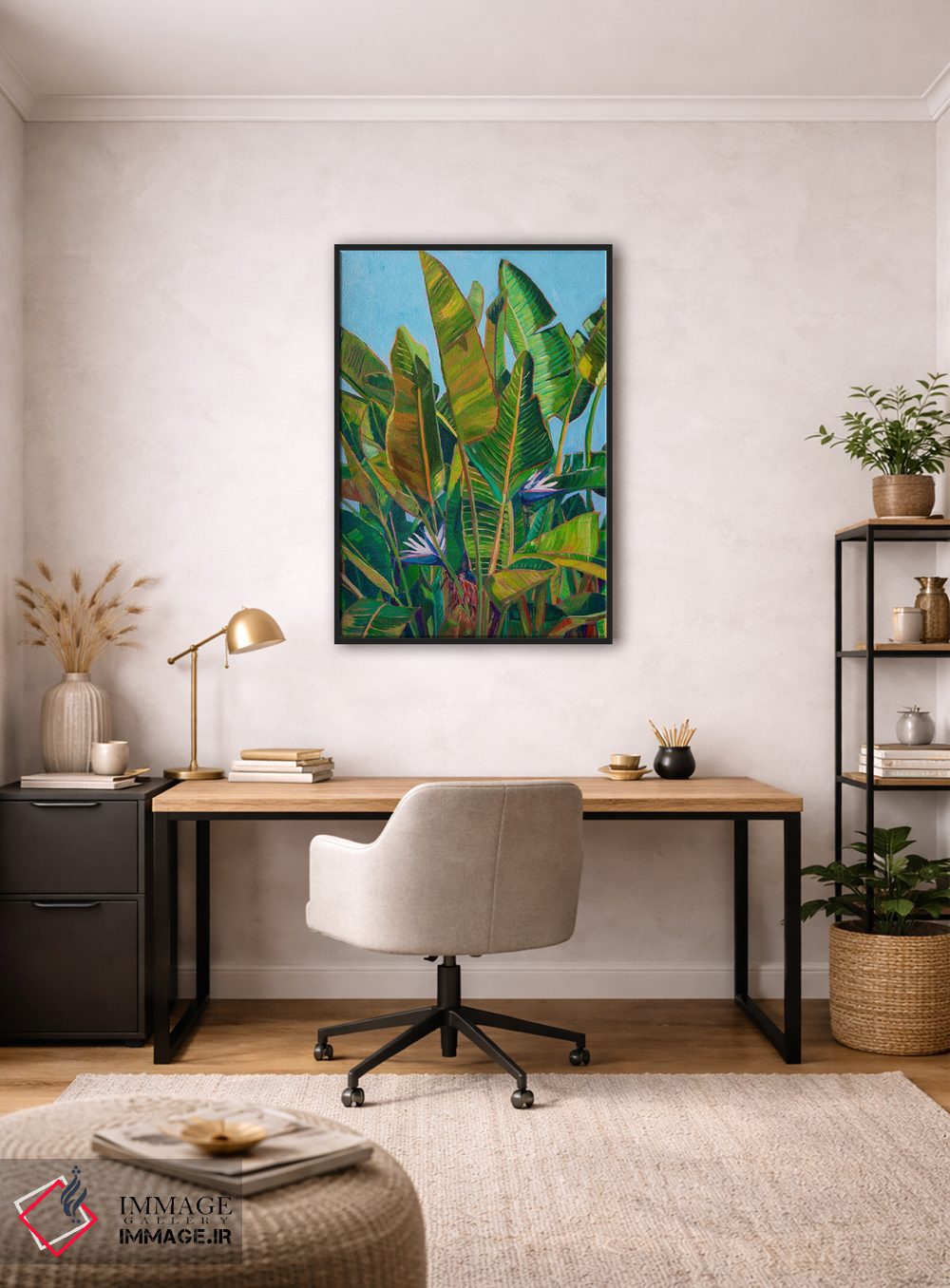 تابلو دکوراتیو پرنده بهشتی غول پیکر III اثر هدر نگی - D5B