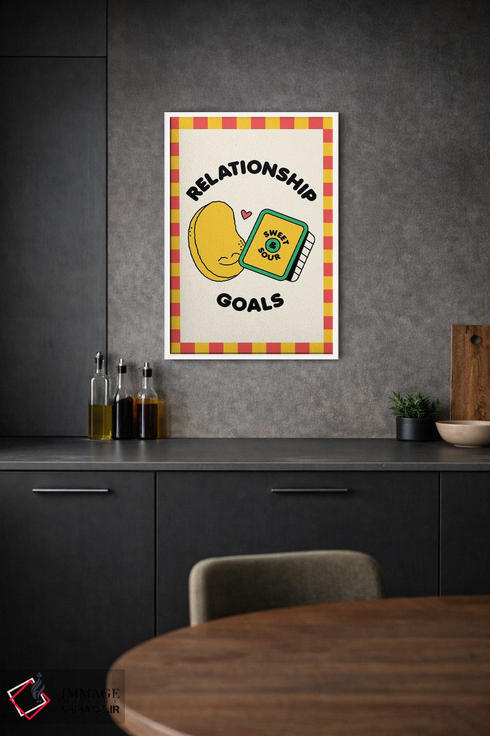 تابلو دکوراتیو اهداف رابطه: ناگت ها اثر نورا گازار - D1W