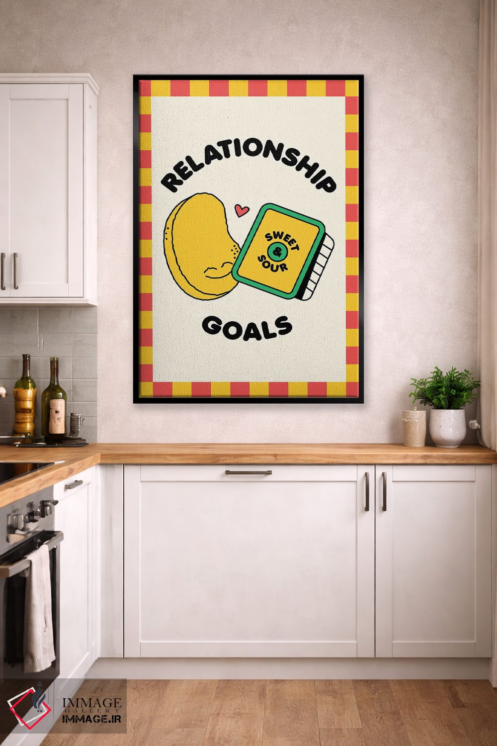 تابلو دکوراتیو اهداف رابطه: ناگت ها اثر نورا گازار - D2B