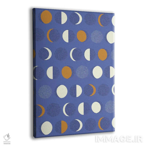 تابلو انتزاعی امواج مثبت ۱ اثر نادیا حسن - نمای پرسپکتیو محصول