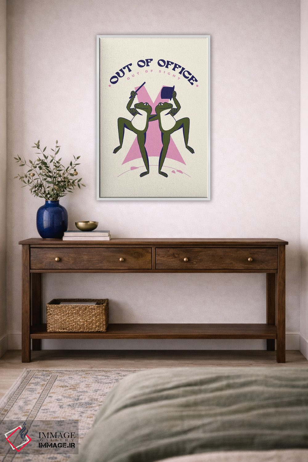 تابلو دکوراتیو Out Of Sight,خارج از دفتر، دور از دید اثر نورا گازار - D4W