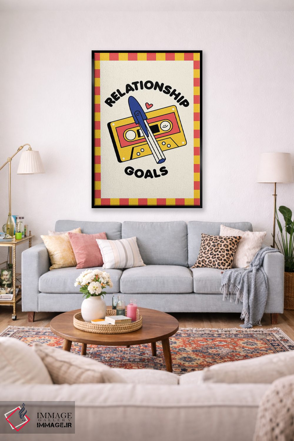 تابلو دکوراتیو اهداف رابطه: نوار کاست اثر نورا گازار - D2B