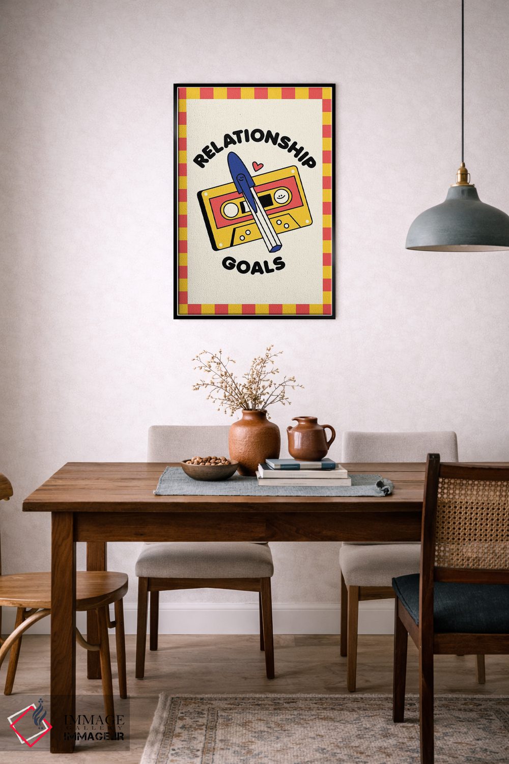 تابلو دکوراتیو اهداف رابطه: نوار کاست اثر نورا گازار - D6B