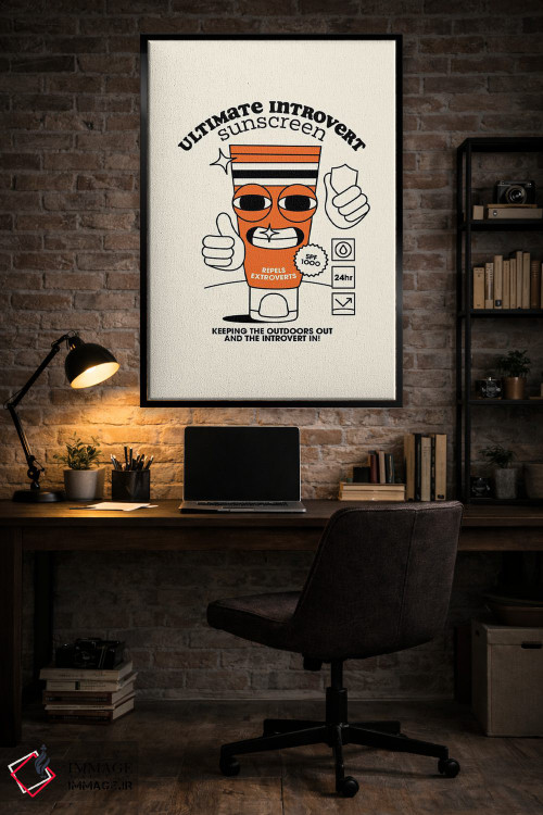 تابلو دکوراتیو ضدآفتاب ویژه درون گراها اثر نورا گازار - D4B