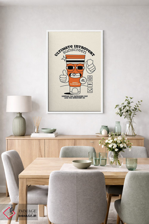 تابلو دکوراتیو ضدآفتاب ویژه درون گراها اثر نورا گازار - D5W