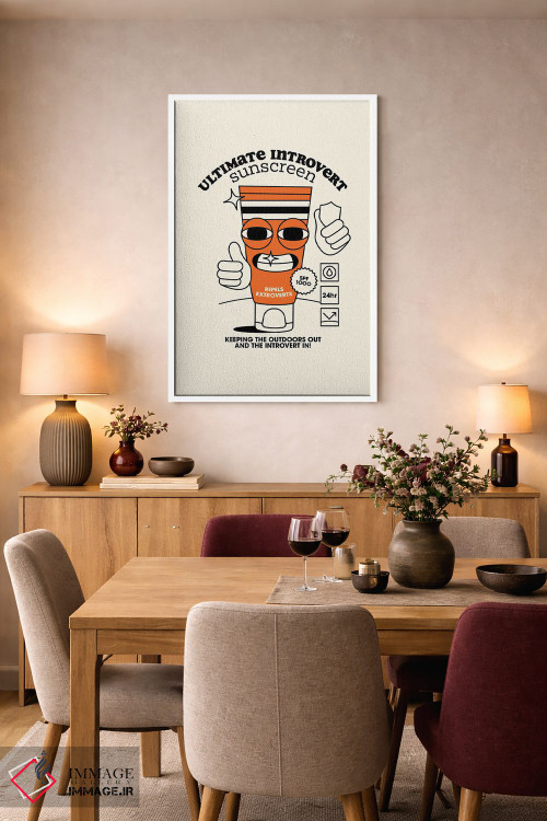 تابلو دکوراتیو ضدآفتاب ویژه درون گراها اثر نورا گازار - D6W