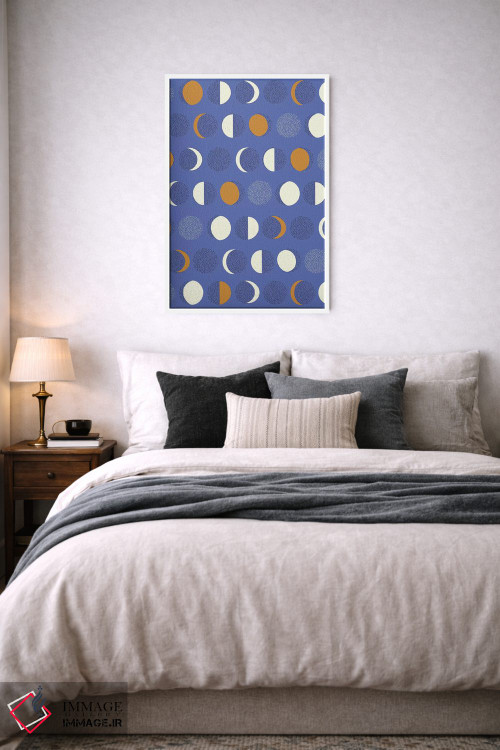 تابلو انتزاعی امواج مثبت ۱ اثر نادیا حسن - D4W