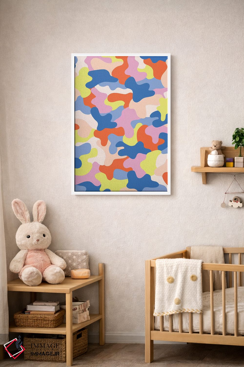 تابلو انتزاعی تغییرشکل دهنده ۳ اثر نادیا حسن - D2W