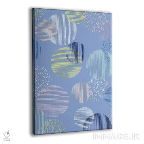 تابلو انتزاعی تغییرشکل دهنده ۴ اثر نادیا حسن - نمای پرسپکتیو محصول