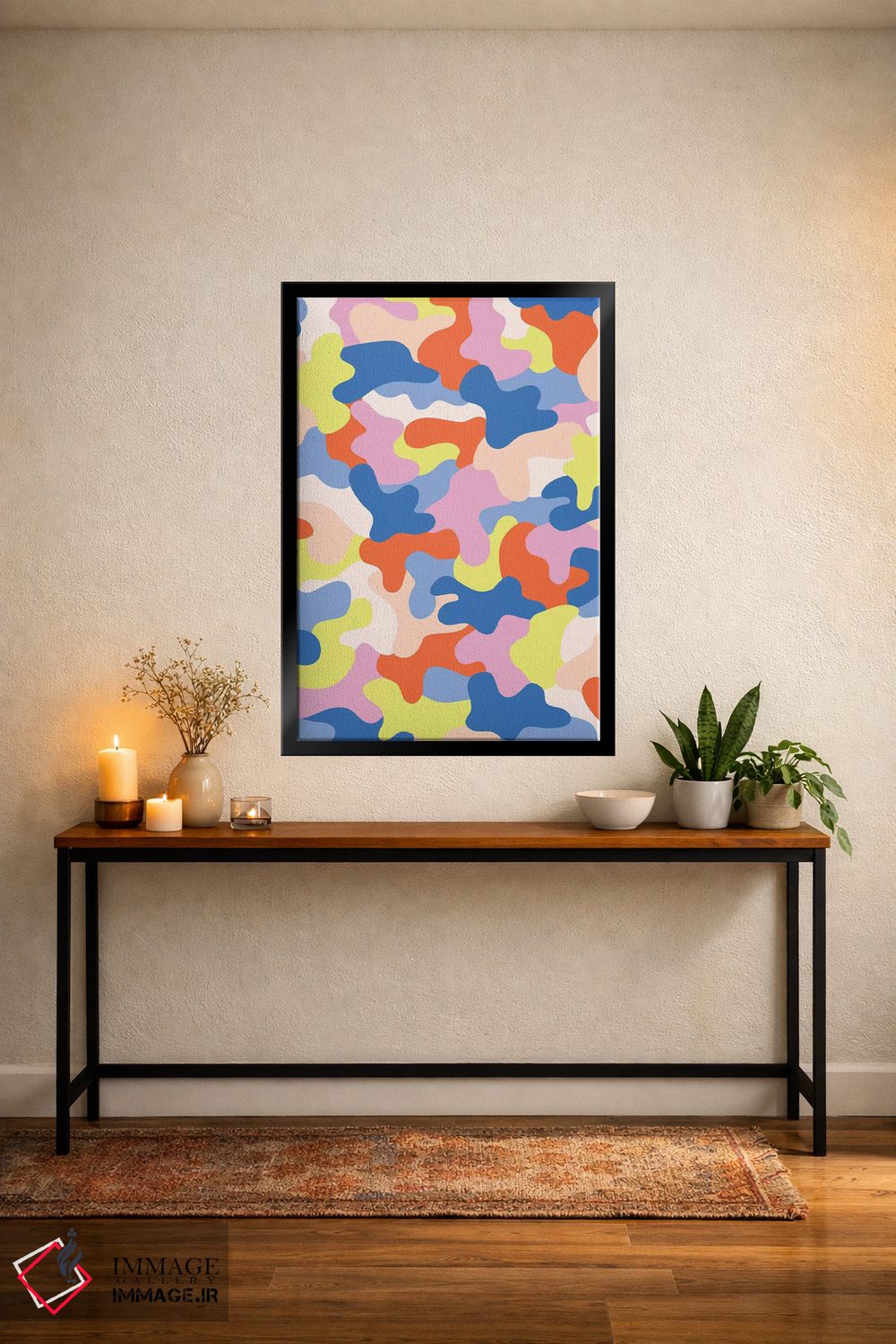 تابلو انتزاعی تغییرشکل دهنده ۳ اثر نادیا حسن - D5B