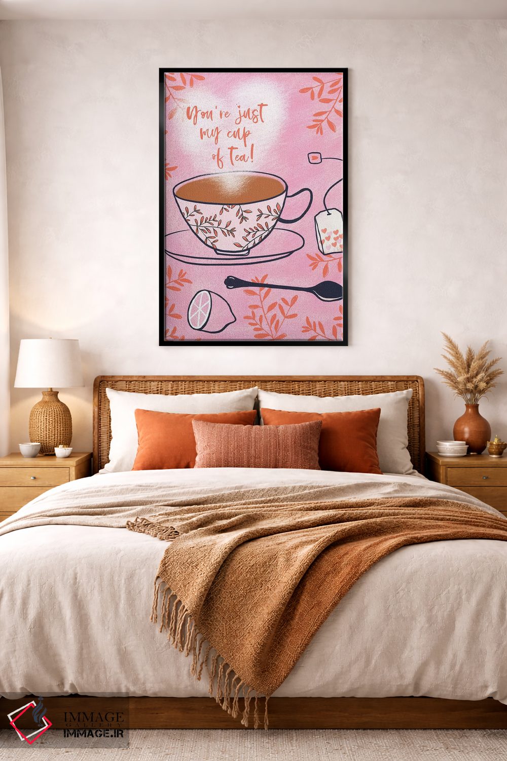 تابلو دکوراتیو همان نوشیدنی مورد علاقه من اثر نادیا حسن - D5B