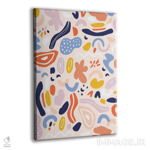 تابلو انتزاعی تغییرشکل دهنده ۶ اثر نادیا حسن - نمای پرسپکتیو محصول