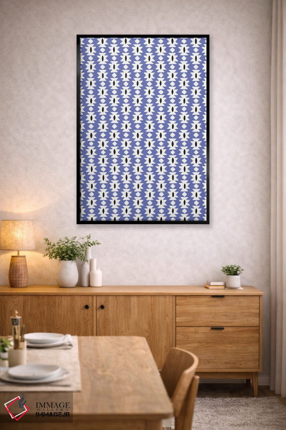 تابلو انتزاعی چه خوشحال ۳ اثر نادیا حسن - D5B