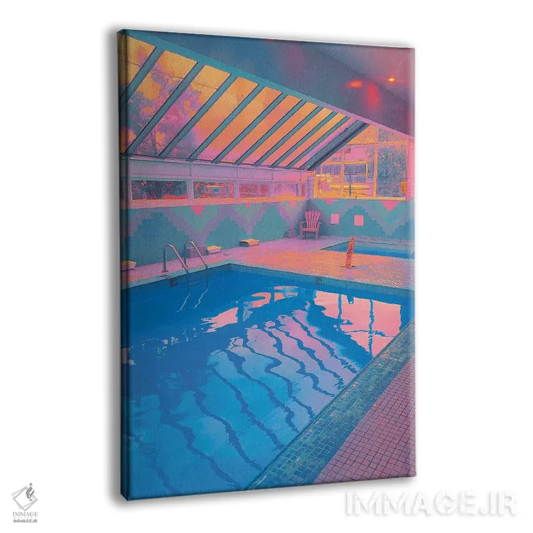 تابلو دکوراتیو ساعت ۹:۰۱ صبح اثر نیتن هد - نمای پرسپکتیو محصول