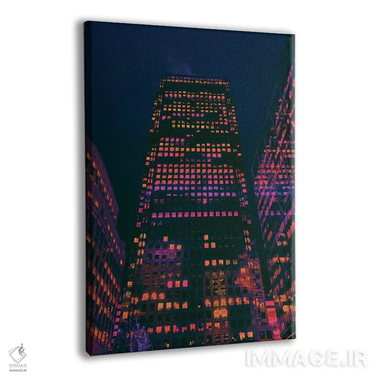 تابلو دکوراتیو دلداده شهر اثر نیتن هد - نمای پرسپکتیو محصول