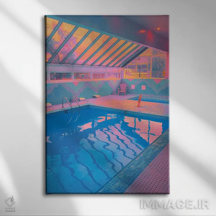 تابلو دکوراتیو ساعت ۹:۰۱ صبح اثر نیتن هد - نمای روبهرو روی دیوار