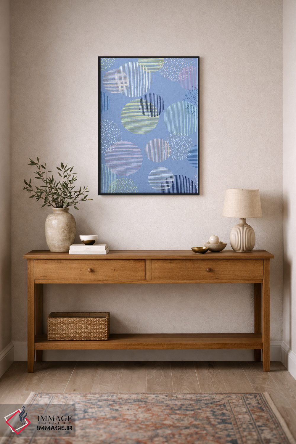 تابلو انتزاعی تغییرشکل دهنده ۴ اثر نادیا حسن - D1B