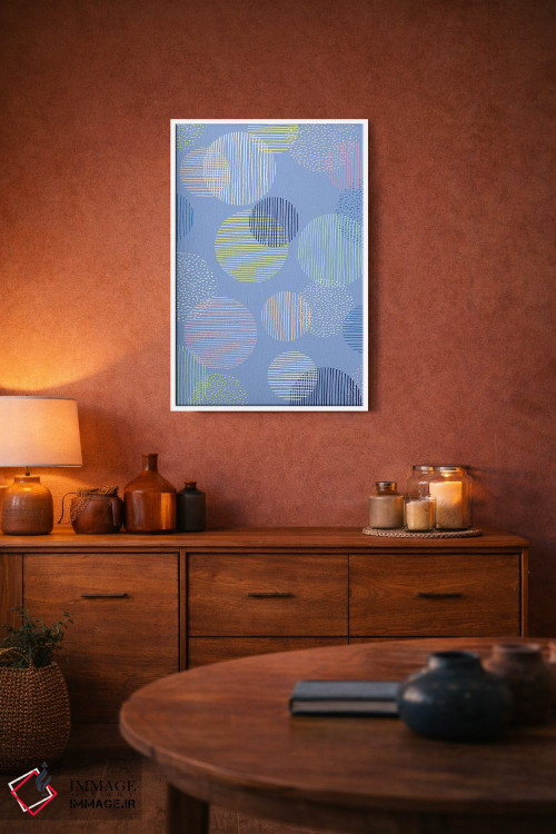 تابلو انتزاعی تغییرشکل دهنده ۴ اثر نادیا حسن - D3W