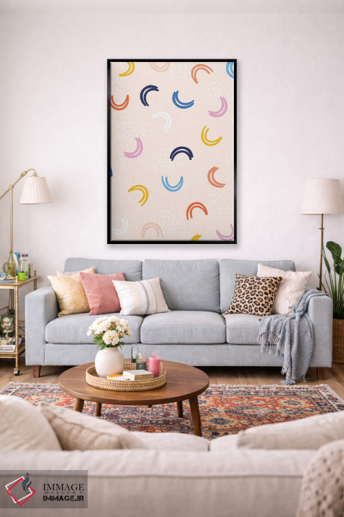 تابلو انتزاعی تغییرشکل دهنده ۷ اثر نادیا حسن - D1B